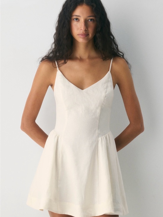 Wilfred Dresses & Skirts - Wilfred Technique Linen mini dress